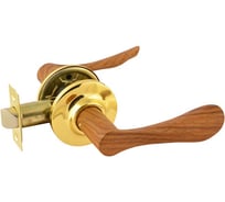 Ручка-защелка НОРА-М тем.дерево/золото ЗВ3-05 5139