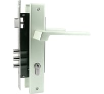 Врезной замок НОРА-М N111-85 M белый жемчуг 16715