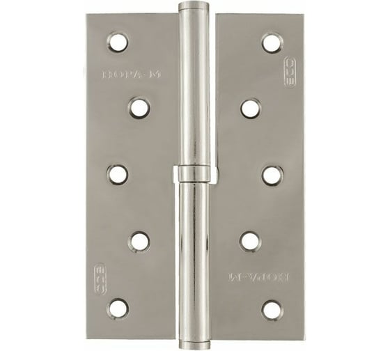 Петля НОРА-М 750-5"-FHP-ECO хром.покр. левая 120х80х2,5 15450