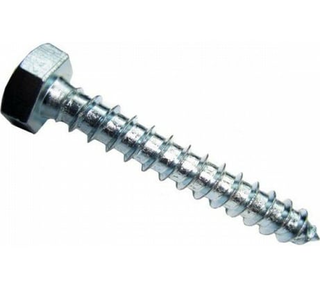 Сантехнический шуруп Стройметиз 6х50 DIN 571 цинк уп. 4 шт. европодвес 2170471