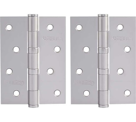 Универсальная петля НОРА-М 4"-2ВВ FHP мат.хром.покр. 100х75х2,5 №2 11858