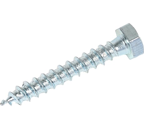 Сантехнический шуруп Стройметиз 6х40 DIN 571 цинк уп. 4 шт. европодвес 2170451