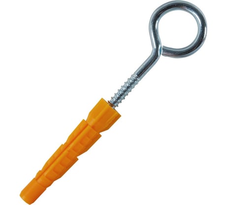 Шуруп-кольцо Стройметиз 6,0х70 с унив.дюбелем 10х61, уп.2 шт. европодвес 2930221