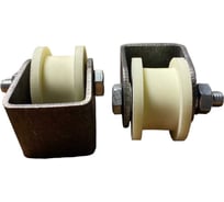 Ролик на платформе 23 БОЛТА Р2528, d50мм, под трубу 20x20, 2 шт. 22176