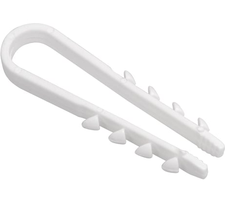 Дюбель-хомут IEK d19-25 мм нейл. бел. уп.100 шт. ИЭК UHH35-19-25-100