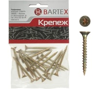 Универсальный саморез BARTEX 4х40 цинк, пакет, 40 шт 211774