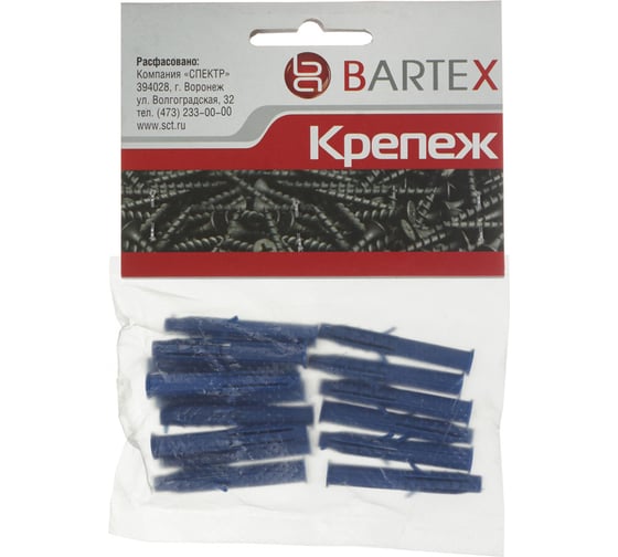 Распорный дюбель BARTEX 12х60 chappai, пакет 15 шт 228226 1