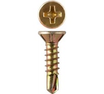 Оконный саморез Госкреп, желтый, сверло 3,9х16 40 шт., подвес 1-0022000