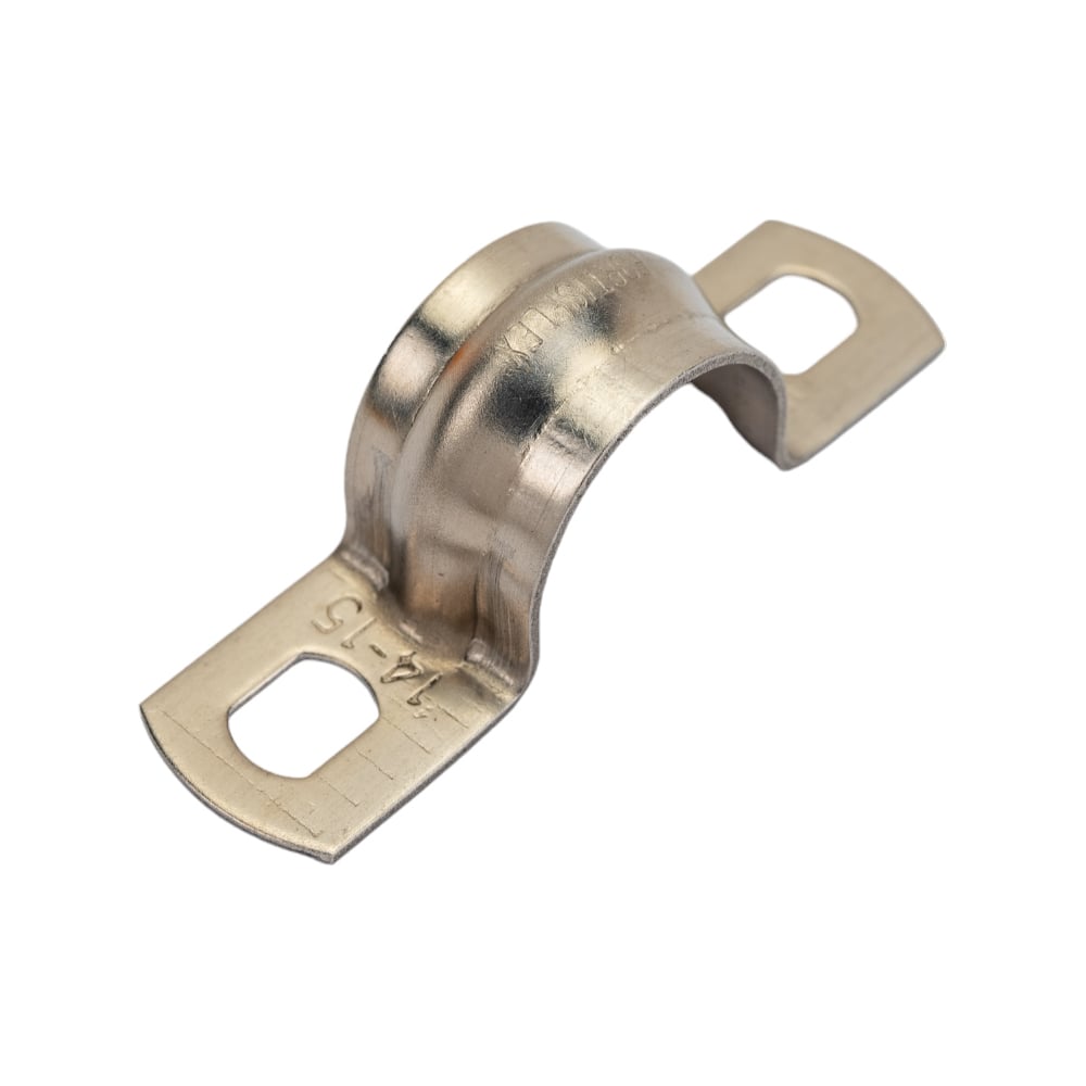 Двухлапковая металлическая скоба FORTISFLEX СМД INOX 14-15 мм 80983 ...