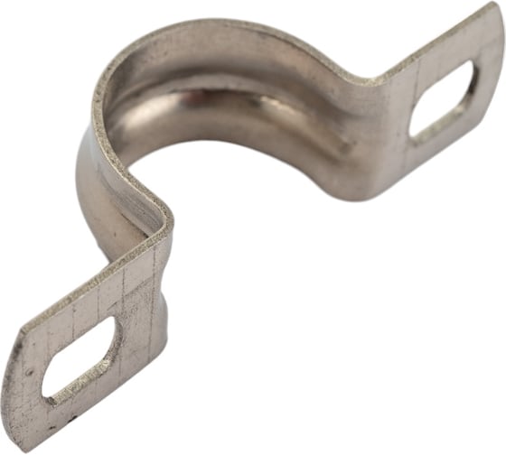 Двухлапковая металлическая скоба FORTISFLEX СМД INOX 14-15 мм 80983