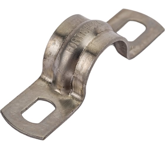 Металлическая двухлапковая скоба FORTISFLEX СМД INOX 10-11  80981