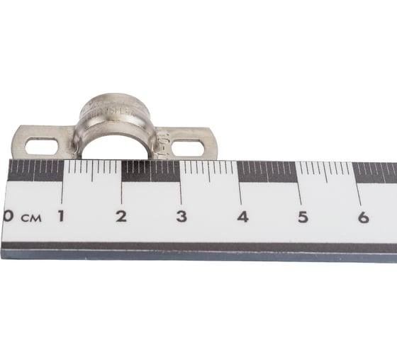 Металлическая двухлапковая скоба FORTISFLEX СМД INOX 10-11  80981