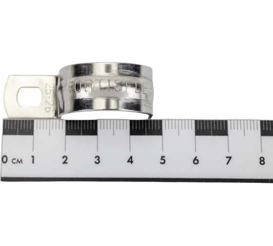 Металлическая скоба FORTISFLEX СМО INOX 25-26 мм 80132