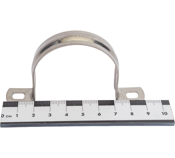 Металлическая двухлапковая скоба FORTISFLEX СМД INOX 48-50 мм 80985