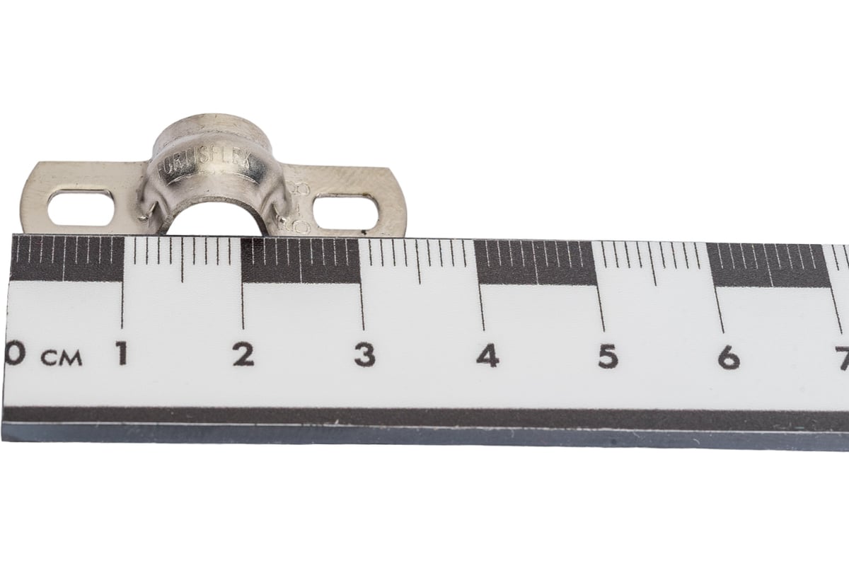 Металлическая двухлапковая скоба FORTISFLEX СМД INOX 8-9 мм 80980 ...