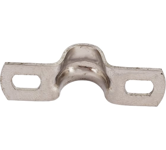 Металлическая двухлапковая скоба FORTISFLEX СМД INOX 8-9 мм 80980