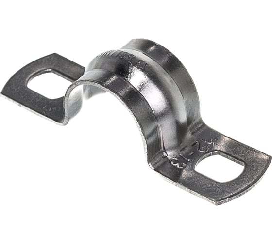 Металлическая двухлапковая скоба FORTISFLEX СМД INOX 12-13 мм 80982