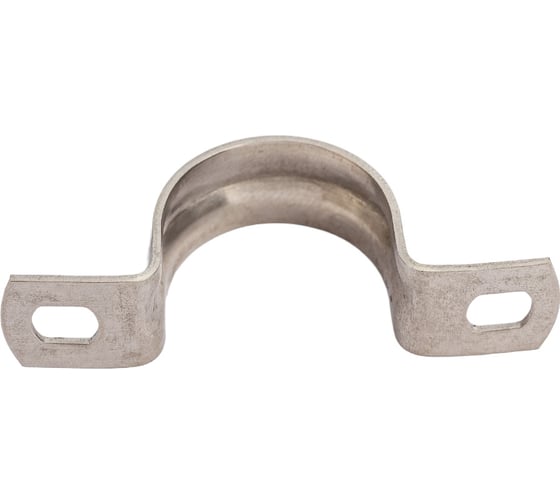 Металлическая двухлапковая скоба FORTISFLEX СМД INOX 21-22 мм 80136