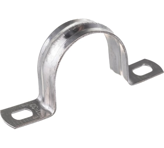 Металлическая двухлапковая скоба FORTISFLEX СМД INOX 31-32 мм 80138