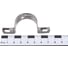 Металлическая двухлапковая скоба FORTISFLEX СМД INOX 31-32 мм 80138 5