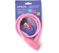 Велосипедный замок Apecs PD-81-80CM-PINK 20436