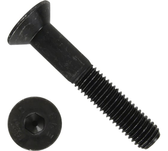 Винт Море-Метизов DIN 7991 класс прочности 10.9, оксид 20Х130 мм, 1 шт. VINT7991M201301M 1