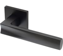 Ручка Doorlock DL Bark A45S Slim Black черная, квадратная розетка, толщина двери 35-55 мм 73250
