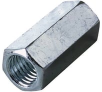 Гайка соединительная МЕТАЛЛСЕРВИС M8, DIN 6334, оцинкованная, 10 шт. МС 1277398