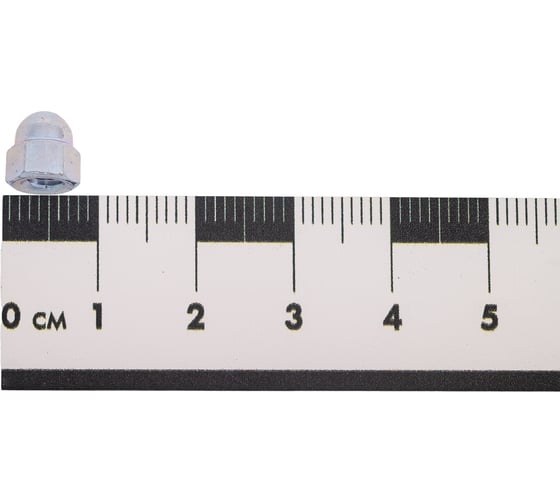 Гайка колпачковая МЕТАЛЛСЕРВИС M4, DIN 1587, оцинкованная, 600 шт. МС 1277141