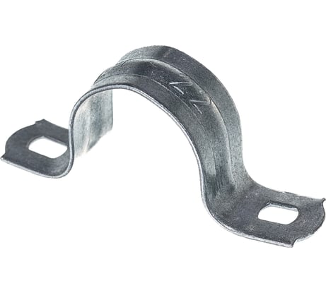 Металлическая двухлапковая скоба ЭРА d21-22 мм 100 шт Б0036428