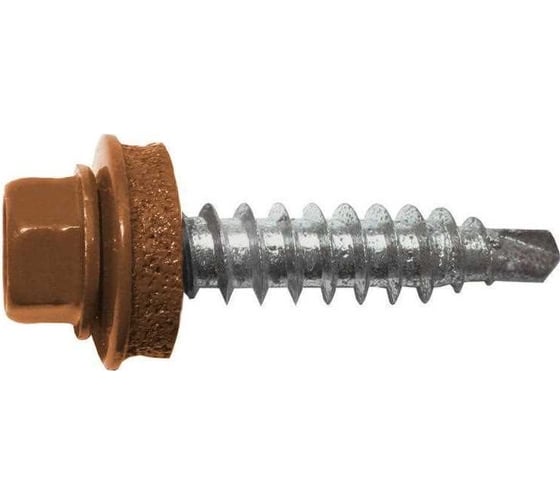 Кровельный саморез Tech-Krep КРс ZP 4.8x29 8001 охра коричн. 4000 шт. R УТ-00013128 1