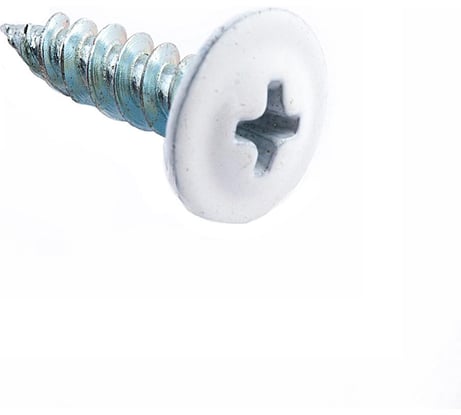 Саморезы для тонких пластин Стройбат 4,2x16 белый/белый цинк 232751