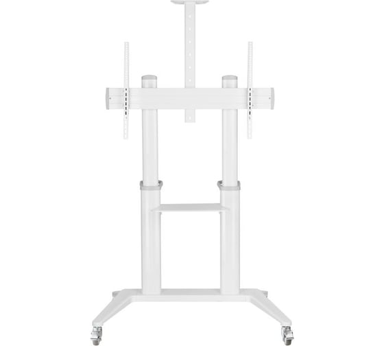Стойка Digis DSM-P7106C мобильная для ТВ 55"-100" до 140 кг, VESA до 1000x600мм, Алюминий, белая, наклон -10/+5 61096 061096 1