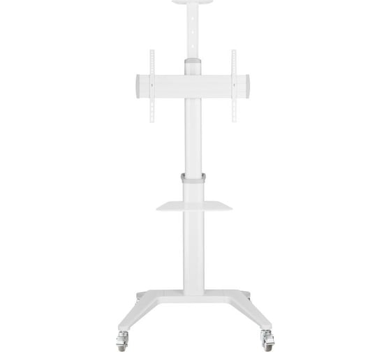 Стойка Digis DSM-P764C мобильная для ТВ 37"-70" до 70 кг, VESA до 600x400мм, Алюминий, белая, безынструментальный наклон -12/+5 61097 061097