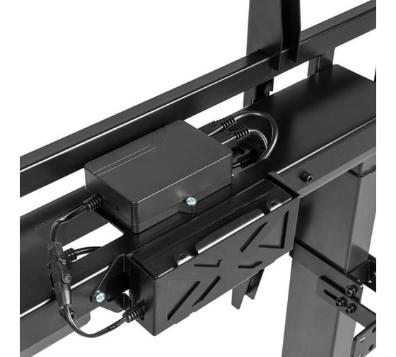 Мобильная стойка моторизованная Digis DSM-PM986 для ТВ 50-100" до 120 кг, VESA до 800x600 мм, наклон -10/+5, регулировка высоты 1100-1600 мм до центра ТВ, пульт ДУ в комплекте 90320 090320