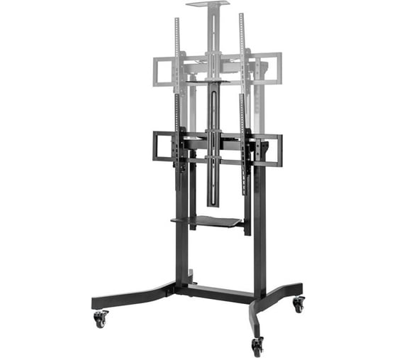 Мобильная стойка моторизованная Digis DSM-PM986 для ТВ 50-100" до 120 кг, VESA до 800x600 мм, наклон -10/+5, регулировка высоты 1100-1600 мм до центра ТВ, пульт ДУ в комплекте 90320 090320