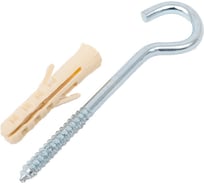 Шуруп-полукольцо SORMAT 3x40, с дюбелем NAT 5, 8 шт. 9630290342