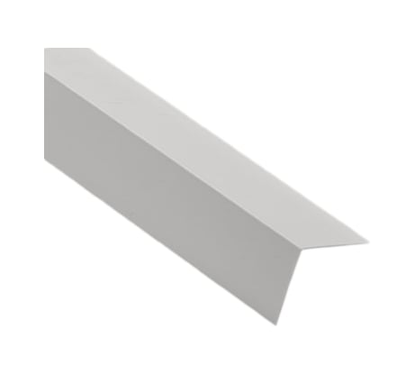 Отделочный пластиковый уголок СХТ 20х20х2700 мм белый УгПл003