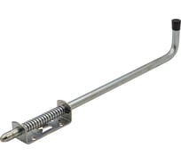 Дверная задвижка РемоКолор оцинкованная, с пружиной, "открыто", 16x500 мм, 1 шт. 70-0-157