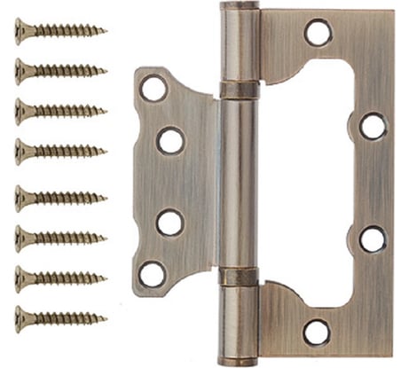 Петля накладная Vanger 100x75x2,3-P2-AB 34576