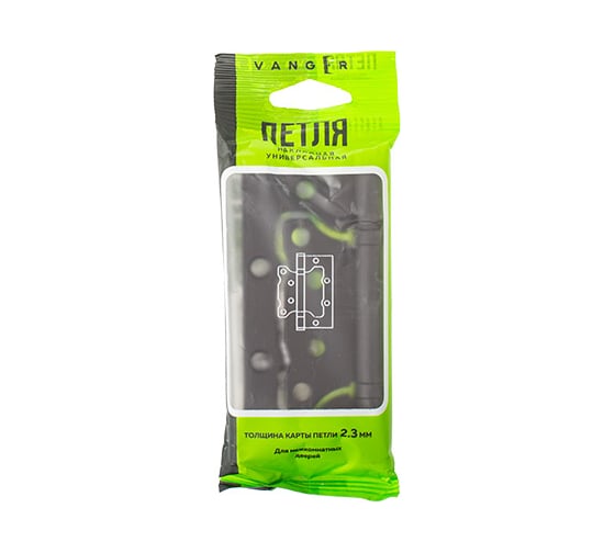 Петля накладная Vanger 100x75x2,3-P2-BLM 34578