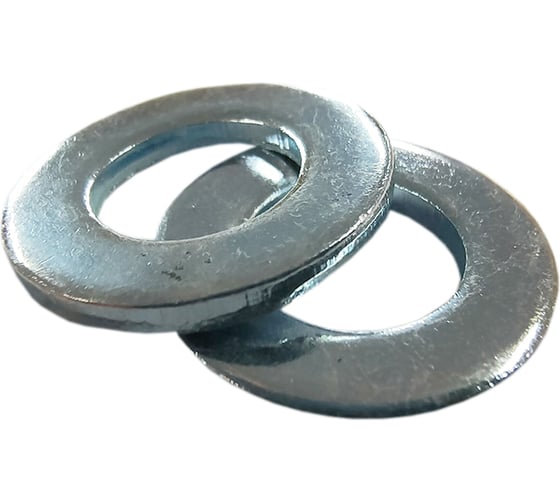 Шайба ZAMETAL D10, DIN 125, оц., ГОСТ 11371, уп. 5 кг HV100 ZA110175 1