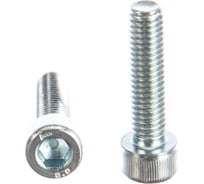 Болт с внутренним шестигранником Стройбат DIN 912, М8x25 белый цинк 4 шт. 206281