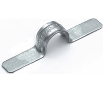 Скоба металлическая двухлапковая Промрукав СМД d14-15 мм, для монтажного пистолета, без отверстий, 100 шт. PR13.1985