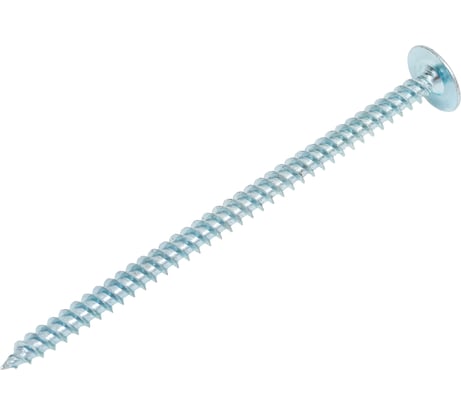 Саморез по металлу Саморезик 4,2х75 полусфера, с пресс-шайбой, оцинк., острый 200 шт DGVo-4,2/75-200