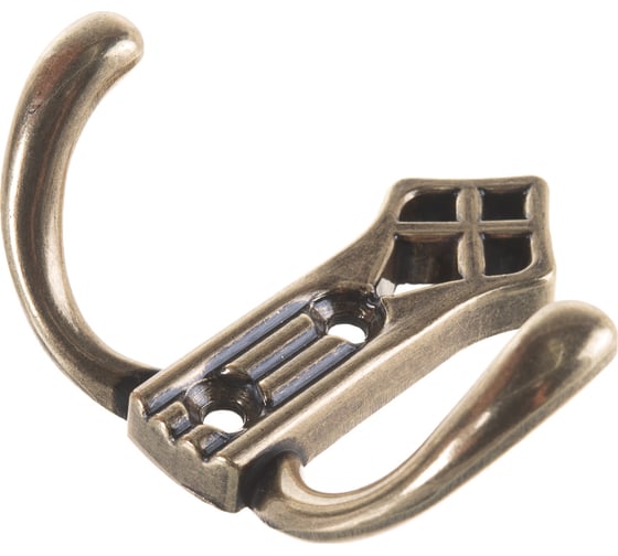 Двухрожковый крючок Brante 2630 оксидированная бронза 111141 1