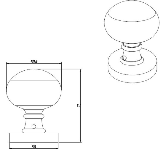 Фалевая ручка PIRUETTE LYRE L140 GRAPHITE 34101115
