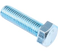 Болт Стройбат DIN 933 М16x35 белый цинк 20 шт 305510