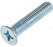 Винт Стройбат пот. DIN 965 М5x30 белый цинк 80 шт 106261