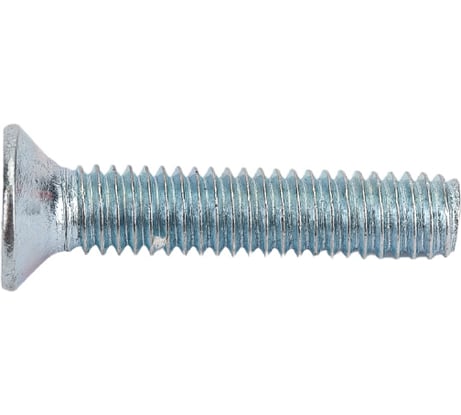 Винт Стройбат пот. DIN 965 М4x20 белый цинк 200 шт 106221